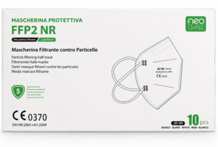 Masques FFP2 NR Desinfectis - Boîte de 10 - Norme EN 149